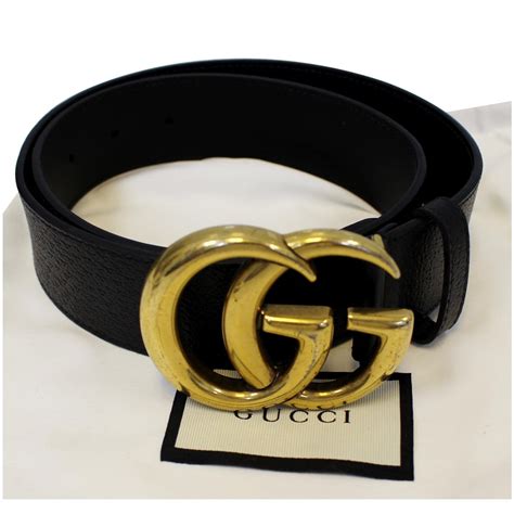 gucci belt black buckle|gucci black leather belt women.